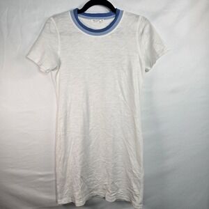 Rag‎ & Bone Jolie Mini Shirt Dress In Bright White Size XS T-Shirt Cotton Preppy